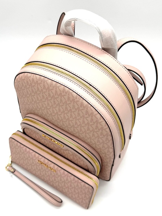 Michael Kors Jaycee Medium Signature Logo Backpack & Matching Continental Wallet main image 9
